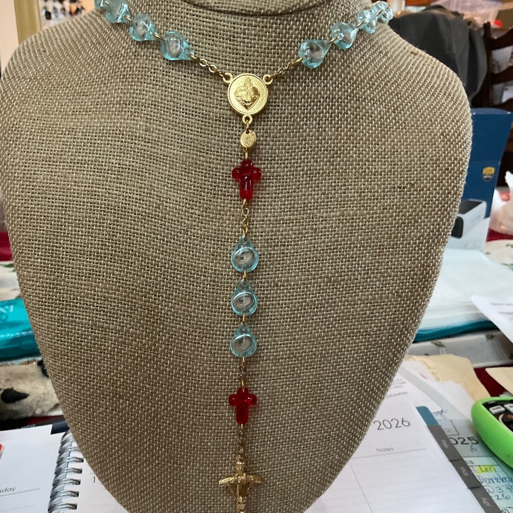 Rosary of the unborn child beads